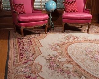 Impressive needlepoint rug