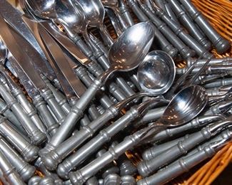 Kirk Steiff pewter flatware