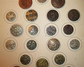 ANTIQUE CLOTHING BUTTONS