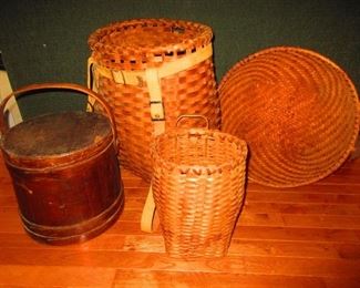 Adirondack Baskets, Firkin, Double Eagle Handled Basket