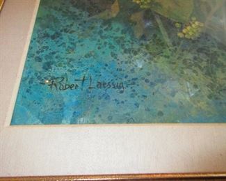 Signature on Large Rober Laessig