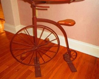 Penny-Farthing Bike Table