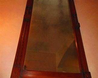 Antique Late Victorian Mirror Retaining Original Mirror