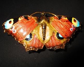 Enameled Butterfly Box