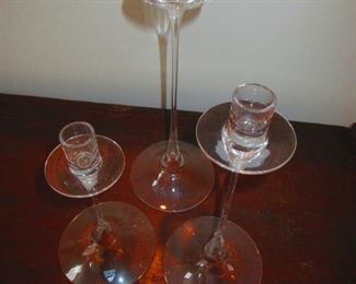Orrefors Candlesticks