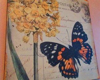 Decorative Botanical Plaque