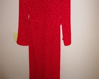Open-back Polka Dot Dress
