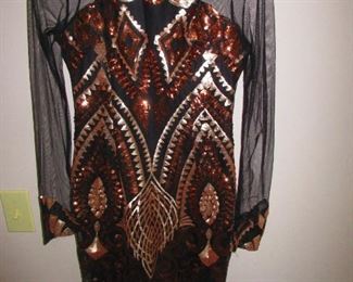Vintage Sequin Dress