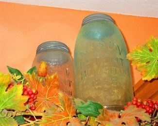 Antique Mason Jars