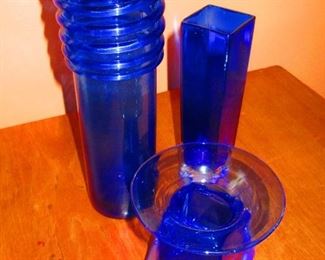 Cobalt Vases