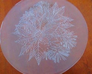 Poinsettia Dish