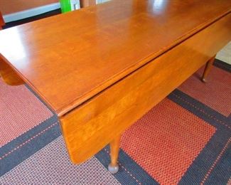 Detail of Drop Leaf Maple Table