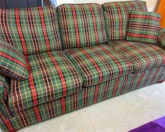 Plaid Sofa