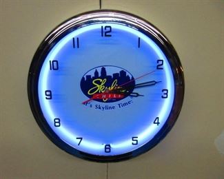 Skyline Chili Clock