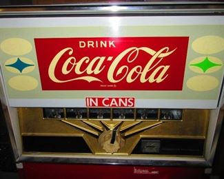 Detail of Antique Coca-Cola Vending Machine