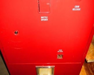 Detail of Antique Coca-Cola Vending Machine