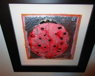 Mixed Media Ladybug