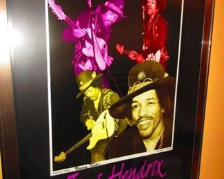 Jimi Hendrix Framed Poster