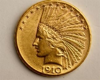 US $10 Gold Coin 1910