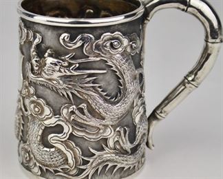 Chinese Silver Cup Wang Hing