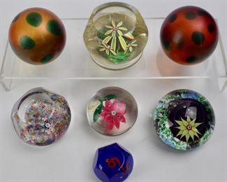 Collection of Paperweights