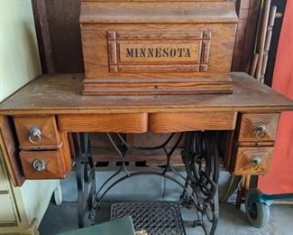 Antique Minnesota sewing Machine