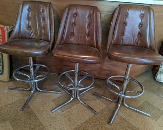 Mid-century bar stools