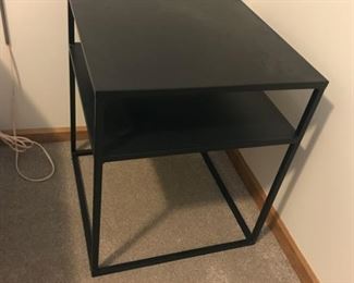 Metal side table