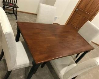 Table with detachable legs; 35Wx59Lx29H