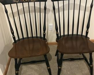 Colonial wood chairs