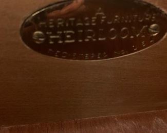 #2 Heritage furniture Heirloom collection buffet 6 drawers and inlay 72x24x38 $550.00