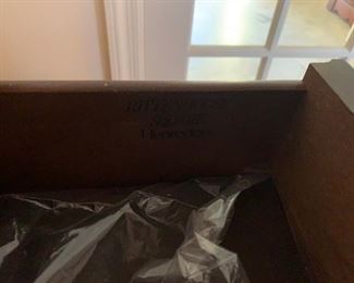 #15 Rittenhouse square by Henredon buffet with 1 drawer and 2 doors and flip top on wheels 38-76x18x36 $350.00