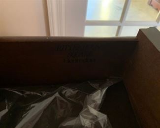 #15 Rittenhouse square by Henredon buffet with 1 drawer and 2 doors and flip top on wheels 38-76x18x36 $350.00