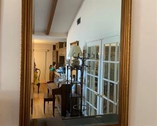 #16 gold bevel mirror 35x49 $100.00