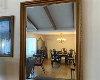 #16 gold bevel mirror 35x49 $100.00