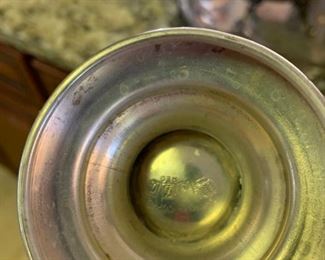 #53 BSC punch bowl set silver on copper w/ladle $250.00