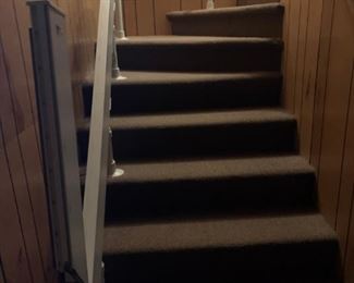 #126 Acorn 180 curve stair lift PIECES 74",57" & 11"straight,21 curve, 17" down 'You remove" $300.00