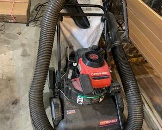 #213 Troy- Built Leaf bag and chipper 4.5 hp $200.00