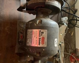 #218 Quality 6 in bench grinder $60.00