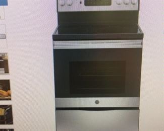 #123 GE stainless rang JP655SKSS New in box never open $500.00