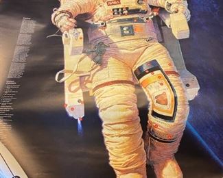 #75 spacesuit poster - NASA $8.00