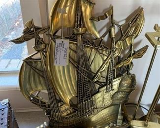 #18 decorative plastic ship 18" tall $20.00