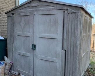 #94 Suncrest plastic shed "as is" $75.00