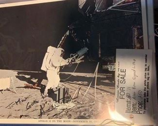 #71 nasa Alan Bean Signed Litho $250.00