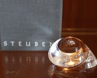 Steuben Glass Snail