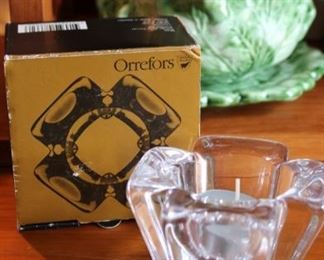 Orrefors Candle Holder