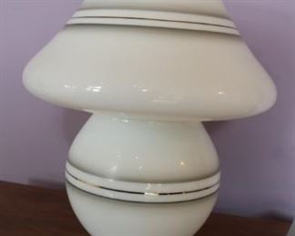 MCM One Piece Glass Lamp 