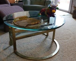 Brass & Glass Coffee Table