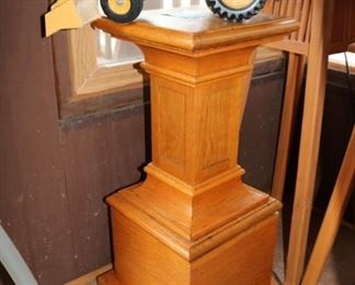 Antique Oak Pedestal 
