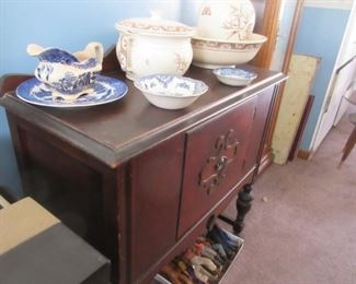 vintage 1920's sideboard